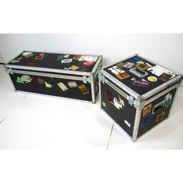 Rock and Roll Coffee and Side Table Road Cases 2pcs. For Sale - Image 15 of 16