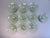 Mid-Century Modern 1950s Green Glass Dessert Cups, Set of 10 For Sale - Image 3 of 10