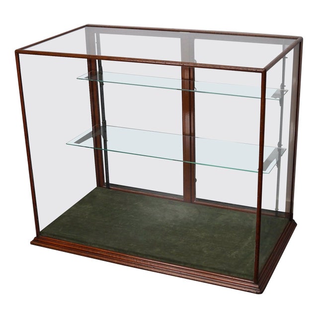 Victorian Mahogany Shop Display Cabinet Counter or Vitrine, Late 19th Century For Sale