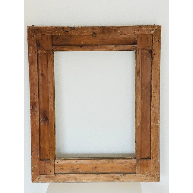 Traditional 19 Th C Antique Richly Ornate Mirror Frame For Sale - Image 3 of 7