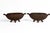 Metal Pair Cast Iron Footed Oval Planters, France, Circa 1920. For Sale - Image 7 of 8