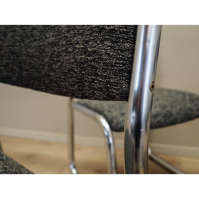 Gray Italian Chairs, 1980s, Set of 6 For Sale - Image 8 of 18