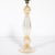 Pair of Modernist Reeded Translucent Glass Table Lamps With 24-Karat Gold Flecks For Sale In New York - Image 6 of 13