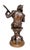 Traditional Emile Boisseau "Le Troubadour" Patinated Bronze For Sale - Image 3 of 7
