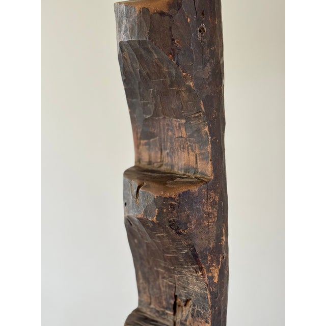 Brown 20th Century Dogon Wooden Ladder For Sale - Image 8 of 11