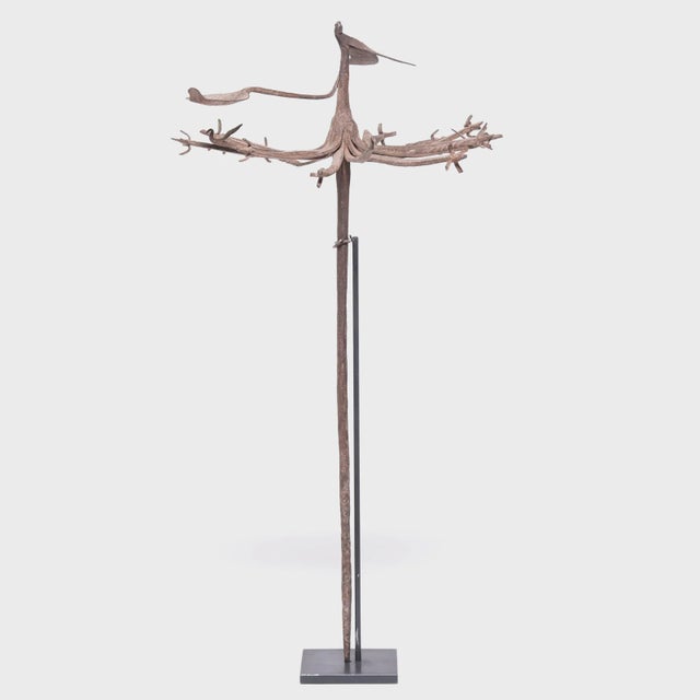 Antique Yoruba Osanyin Healing Staff For Sale - Image 4 of 7