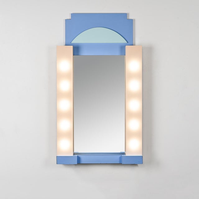 Wall-Mounted Polychrom Mirror, France, 1980 For Sale - Image 13 of 13