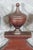 Late 20th Century Vintage Chippendale Carved Mahogany Trophy Urn Wall Vanity Mirror For Sale - Image 6 of 12