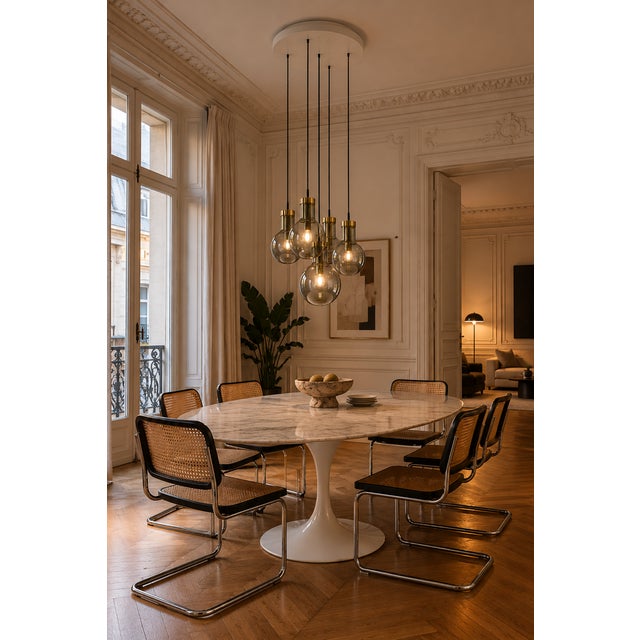 1960s Maxi Globe Pendant Light from Raak Amsterdam, Netherlands, 1968 For Sale - Image 5 of 12
