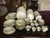 gorgeous, Rose China Set Made in Occupied Japan, dinner set for 12, 83 pieces 12 dinner plates 10.25. 12 Salad plates 8”....