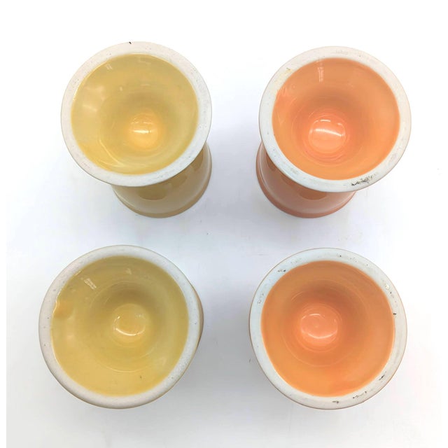 1970s Ceramic Egg Cups, Set of 4 For Sale - Image 11 of 11