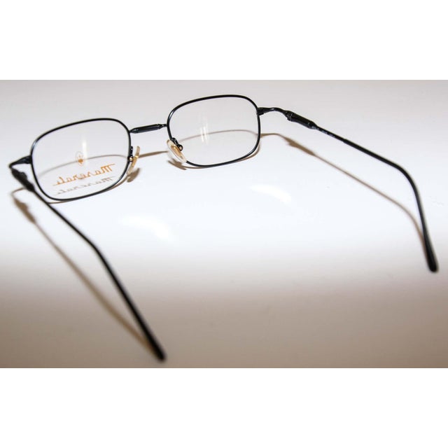 Vintage Maserati Eyeglasses, Hand-Crafted Titanium, 1980s Italy Style For Sale - Image 4 of 14