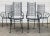 Black 1960’s Arthur Umanoff Grenada Chairs- Set of 4 For Sale - Image 8 of 9