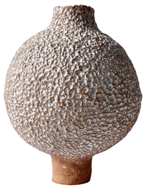 No 12 Terracotta Moon Jar by Elena Vasilantonaki