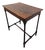 Crotch Mahogany Georgian Spider Leg Side Table With Drawer For Sale