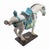 Chinoiserie Vintage Tang Dynasty Style Prancing Horse Sculpture For Sale - Image 3 of 6