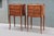 1920s Pair of French Louis XV Style Rosewood Side Tables Nightstands For Sale - Image 11 of 14