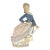 Lladro #5212 Evita Girls With Parasols Spanish Porcelain Figurine 7" For Sale