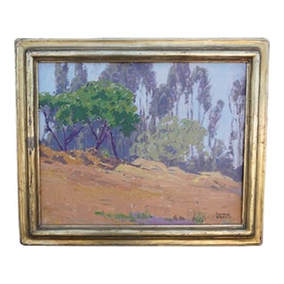 Sam Hyde Harris - Pasadena Hillside - Oil on Canvas Early 1920s, Framed For Sale