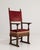 18th Century French Renaissance Style Throne Chair with Upholstery Red Burgandy For Sale - Image 15 of 15