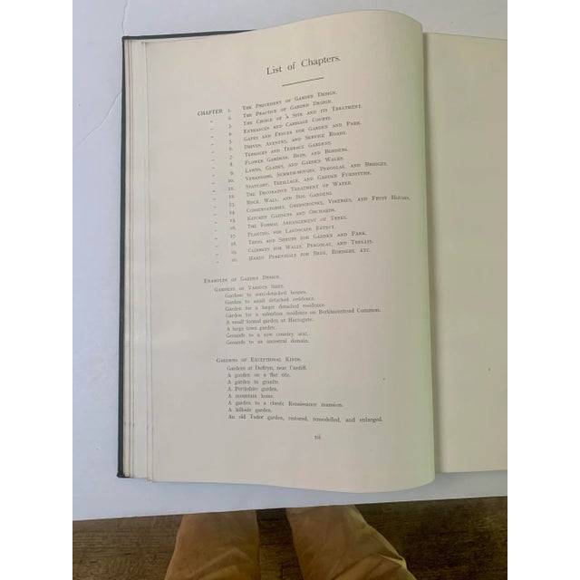 1926 Fifth Edition The Art & Craft of Garden Making, Mawson, Thomas H. & E. Prentice, New York: Charles Scribner’s Sons & London: B.T.Batsford, For Sale - Image 4 of 9