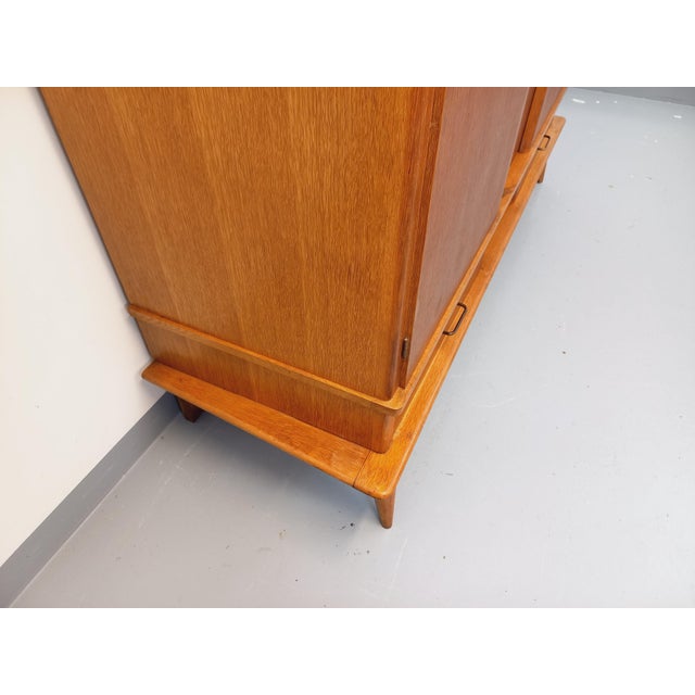 Vintage Oak Wardrobe, 1960s For Sale - Image 3 of 18