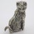Vintage Italian Handmade Genuine Silver Sitting Cat Figurine, 1970s For Sale - Image 3 of 13