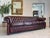 2000 - 2009 Chesterfield Four Seater Club Sofa in Oxblood For Sale - Image 5 of 18