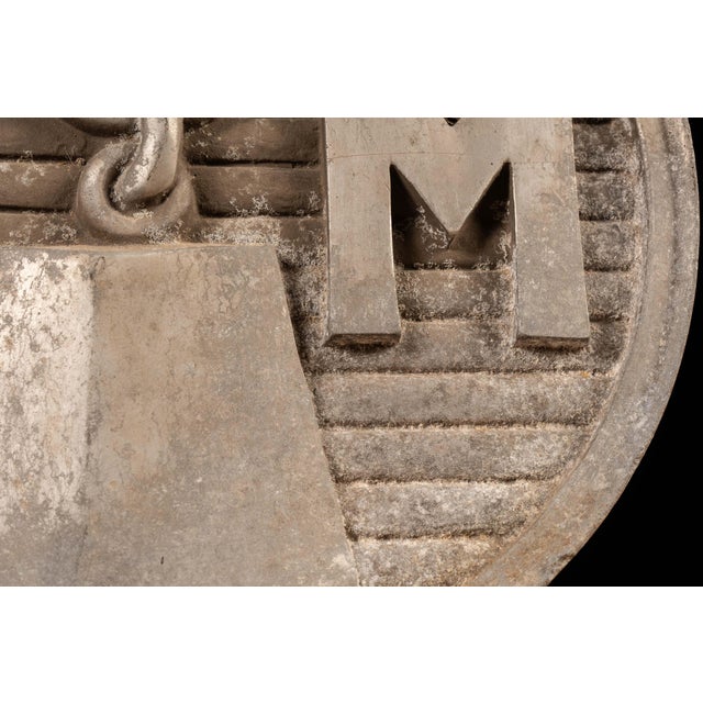 Metal Antique Fairbanks-Morse Locomotive Builders Plaque For Sale - Image 7 of 9