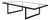 Joaquim Tenreiro Coffee Table in Brazilian Rosewood & Glass, Brazil, 1960s Lot 750C For Sale
