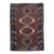 Fine Antique Kuba Wool Rug 2’3” X 3’3” For Sale