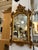 Vintage Gold Leaf Carved Wood Wall Mirror With Ornate Crown For Sale - Image 10 of 15