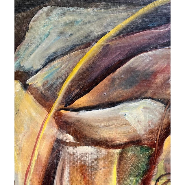 Vivaldo Martini, Abstract Composition No. 6, Oil on Canvas For Sale - Image 4 of 12