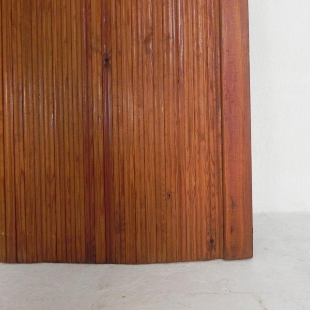 Room Divider with Pine Slats in the style of Baumann for S.N.S.A., 1950s For Sale - Image 18 of 18