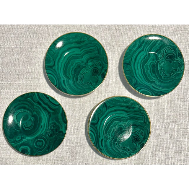 MCM Japanese Neiman Marcus Malachite Plates - A 12 Piece Set For Sale In Naples, FL - Image 6 of 8
