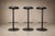 Ricardo Fasanello “Ciranda” Bar Stools in Black Carbon Steel and Original Leather, Set of Three, Brazil, 1986 For Sale - Image 18 of 18