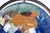 Gem Floor Globe on Copper Stand Semi Precious Lapis Stone For Sale - Image 16 of 17