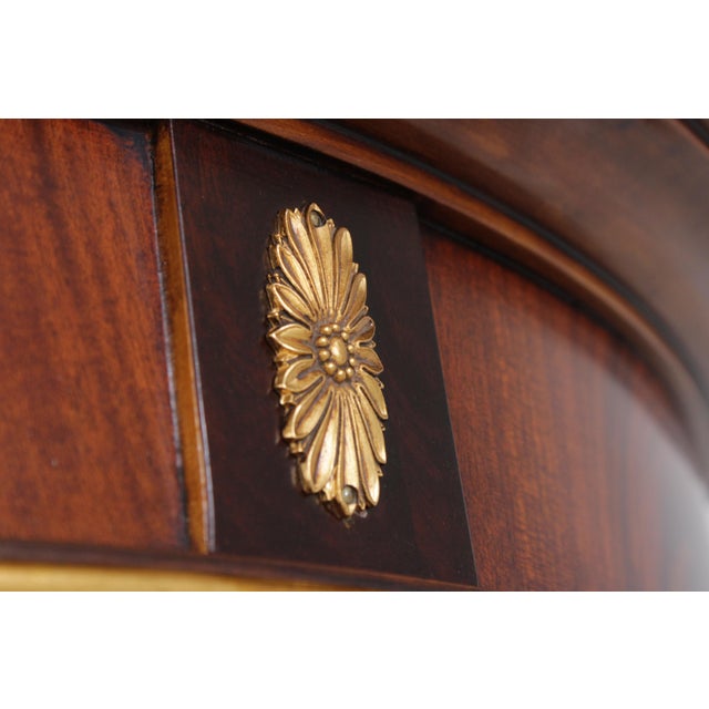 Mobili Colombo Mahogany Neoclassical Vitrine Display Cabinet For Sale - Image 11 of 18