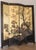 Chinese Vintage Asian Gold Leaf Coromandel 4-Panel Folding Screen With Birds in Nature Scenes For Sale - Image 3 of 18