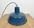 Industrial Blue Enamel Factory Pendant Lamp, 1960s For Sale - Image 13 of 16
