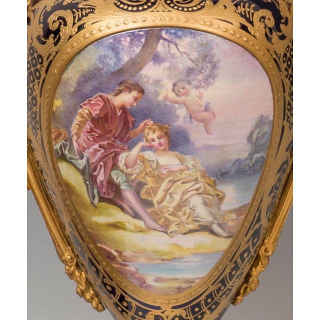 Sevres Porcelain Vessels, 19th Century, Set of 3 For Sale - Image 6 of 9
