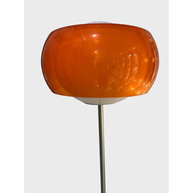 Contemporary O-Ring Murano Glass Floor Lamp by Mazzega For Sale - Image 3 of 7