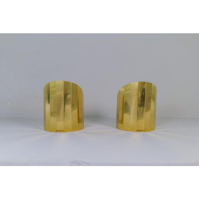 Mid-Century Modern Brass Sconces from Atelje Lyktan, Sweden, 1970s, Set of 2 For Sale - Image 4 of 10