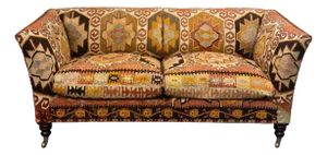 English George Smith Hand Woven Kilim Sofa