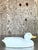 White Vintage Mid-Century Modern Raymor Glazed Ceramic Duck For Sale - Image 8 of 12