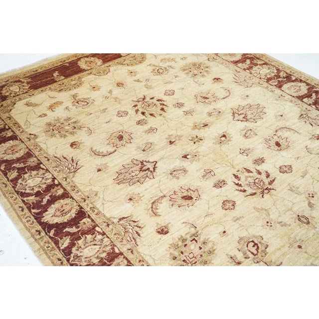 Early 21st Century Peshawar Rug 5'11'' X 7'7'' For Sale - Image 5 of 8