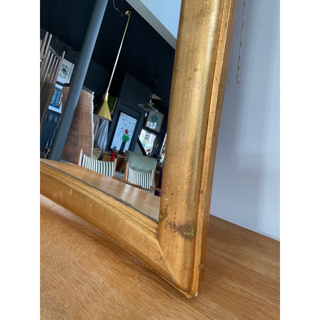 Danish Gilded Wall Mirror C. 1960's For Sale - Image 18 of 18