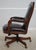 Traditional Maitland Smith Leather Office Chair Model 1015 For Sale - Image 3 of 12
