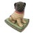 Pug on a Pillow Vintage Tabletop Ceramic Sculpture For Sale
