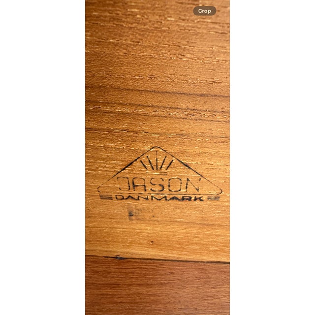 Brown 1960s Kurt Østervig Danish Teak Two-Tier End Table for Jason Møbler – Mid-Century Modern For Sale - Image 8 of 8